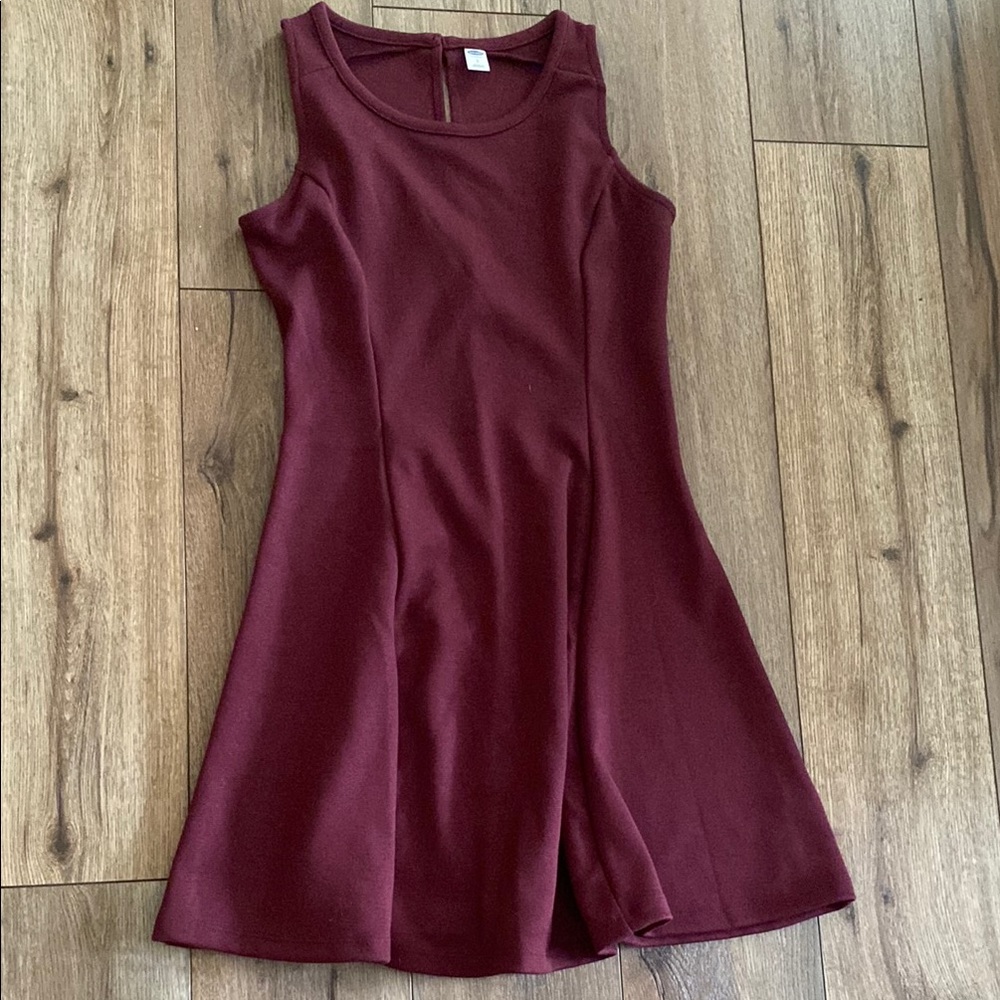 Old Navy Red Sleeveless A-line Mini Dress